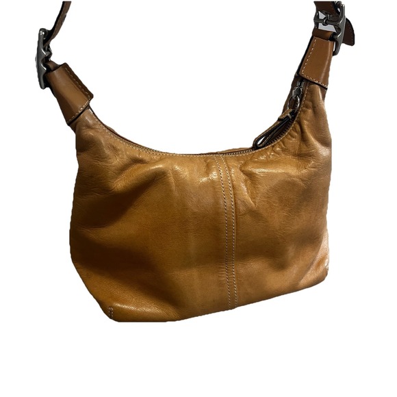 Vintage Y2K Coach Legacy Hobo Shoulder Bag 9566 British Tan Adjustable Strap - Picture 1 of 16